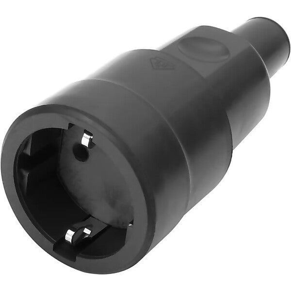 BACHMANN Schutzkontaktkupplung Gummi, schwarz BM0028127